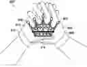 Fig. 01 - Message-Conveying Interlocking Athletic Gloves