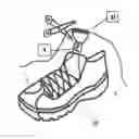 Fig. 01 - Lacing system and method for securing the ends of cords and laces