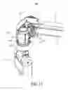 Fig. 14 - Display support device having a tightening unit