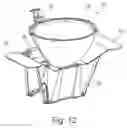 Fig. 11 - Dual mode toilet assembly