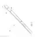 Fig. 04 - Surgical bur with a single cutting flute