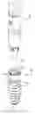 Fig. 01 - Scan body with snap-in retention capability