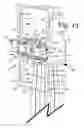 Fig. 14 - Patient positioning support apparatus with virtual pivot-shift pelvic pads, upper body stabilization and fail-safe table attachment mechanism
