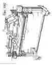 Fig. 159 - Patient positioning support apparatus with virtual pivot-shift pelvic pads, upper body stabilization and fail-safe table attachment mechanism