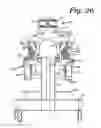 Fig. 27 - Patient positioning support apparatus with virtual pivot-shift pelvic pads, upper body stabilization and fail-safe table attachment mechanism