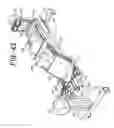 Fig. 46 - Patient positioning support apparatus with virtual pivot-shift pelvic pads, upper body stabilization and fail-safe table attachment mechanism
