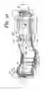 Fig. 52 - Patient positioning support apparatus with virtual pivot-shift pelvic pads, upper body stabilization and fail-safe table attachment mechanism