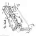Fig. 97 - Patient positioning support apparatus with virtual pivot-shift pelvic pads, upper body stabilization and fail-safe table attachment mechanism
