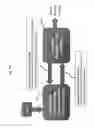 Fig. 15 - Segmented multi-use automated assay cartridge
