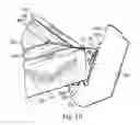 Fig. 11 - System for mounting a covering upon a frame