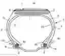 Fig. 01 - TIRE OF WHICH THE CROWN AREA IS PROVIDED WITH A SUB-LAYER COMPRISING A THERMOPLASTIC ELASTOMER AND A MAGNETIC FILLER