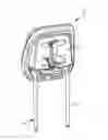 Fig. 01 - Head restraint assembly