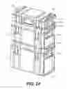 Fig. 22 - Container assembly with adjustable mount structures