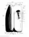 Fig. 03 - Bottle with pressurizing feature under lateral load and associated method