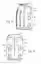 Fig. 17 - Bottle with pressurizing feature under lateral load and associated method