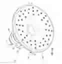Fig. 10 - Shower and speaker assembly