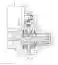 Fig. 01 - Gear and an electric actuator provided therewith