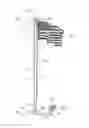 Fig. 01 - Flagpole finial assembly