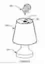 Fig. 03 - Wirelessly-charged self-lit lamp finial