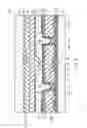 Fig. 10 - Liquid crystal display device including contact holes and spacers positioned relative thereto