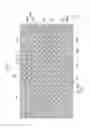 Fig. 06 - Touch panel including touch sensing electrodes with reduced visibility