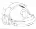 Fig. 01 - Headset with binary display and integrated computing system