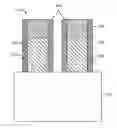 Fig. 01 - SiGe fins formed on a substrate