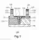 Fig. 02 - Vertical structure having an etch stop over portion of the source