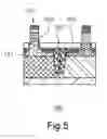 Fig. 06 - Vertical structure having an etch stop over portion of the source