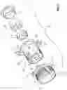 Fig. 02 - Substitute flange sleeve for alternative mounting of a cylindrical heavy duty deutsch type on-board diagnostic receptacle