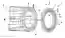 Fig. 01 - Short-circuiting ring and rotor for an electric machine