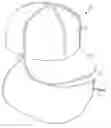 Fig. 01 - CAP INCLUDING A REPLACEABLE BRIM