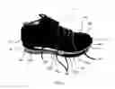 Fig. 09 - Footwear upper with dynamic and lock-out regions