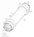 Fig. 01 - EXERCISE MAT CARRIER AND MASSAGE ROLLER