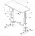 Fig. 01 - Height adjustable desk system and method