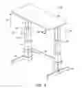 Fig. 02 - Height adjustable desk system and method