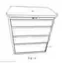 Fig. 11 - Fold-out cabinet assembly