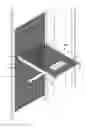 Fig. 01 - Shelf movable between an extended shelf position and a shelf storage position