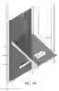 Fig. 05 - Shelf movable between an extended shelf position and a shelf storage position