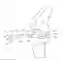 Fig. 01 - Cut guide attachment for use in tibial prosthesis systems
