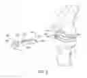 Fig. 10 - Cut guide attachment for use in tibial prosthesis systems