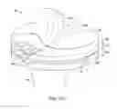 Fig. 14 - Cut guide attachment for use in tibial prosthesis systems