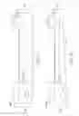 Fig. 20 - Cut guide attachment for use in tibial prosthesis systems