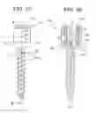 Fig. 17 - Instruments and methods for manipulating vertebra