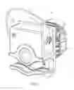 Fig. 19 - Multiple use subassembly with integrated fluid delivery system for use with single or dual-lumen peristaltic tubing