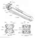 Fig. 12 - Instrumentation and methods for use in implanting a cervical disc replacement device