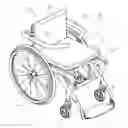 Fig. 01 - Stand-up wheelchair