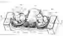 Fig. 01 - MASSAGE APPARATUS WITH INTEGRATED ROTATING AND RECIPROCATING MASSAGE MECHANISMS