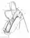 Fig. 01 - Sub-assembly for a golf bag and a golf bag system for recipient self-assembly