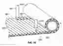 Fig. 13 - Filter media and filter element with adhesive reinforcing